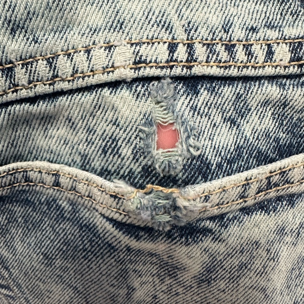 Vintage 80s 90s Code Bleu Acid Wash Jeans Women’s High Rise Straight 14 - Picture 15 of 16